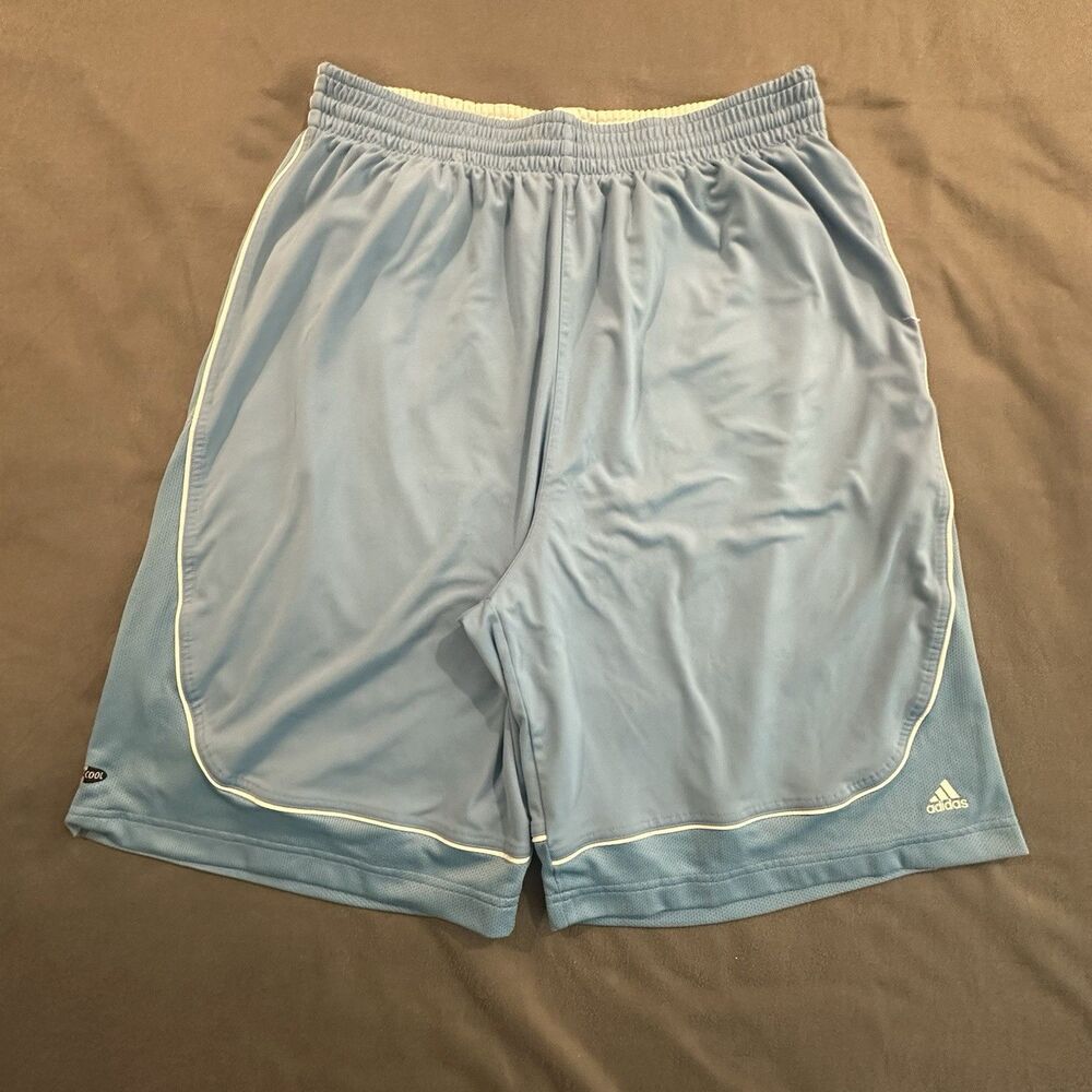 Adidas Climacool Soccer Shorts Striped Contrast Piping 2004 Vintage Y2K Mens L